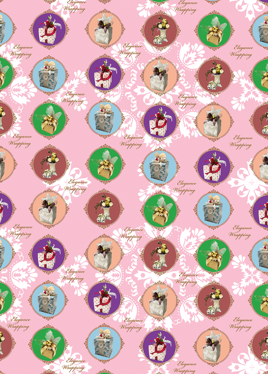 エレガンス,モダン,包装紙,ラッピングペーパー,レッド