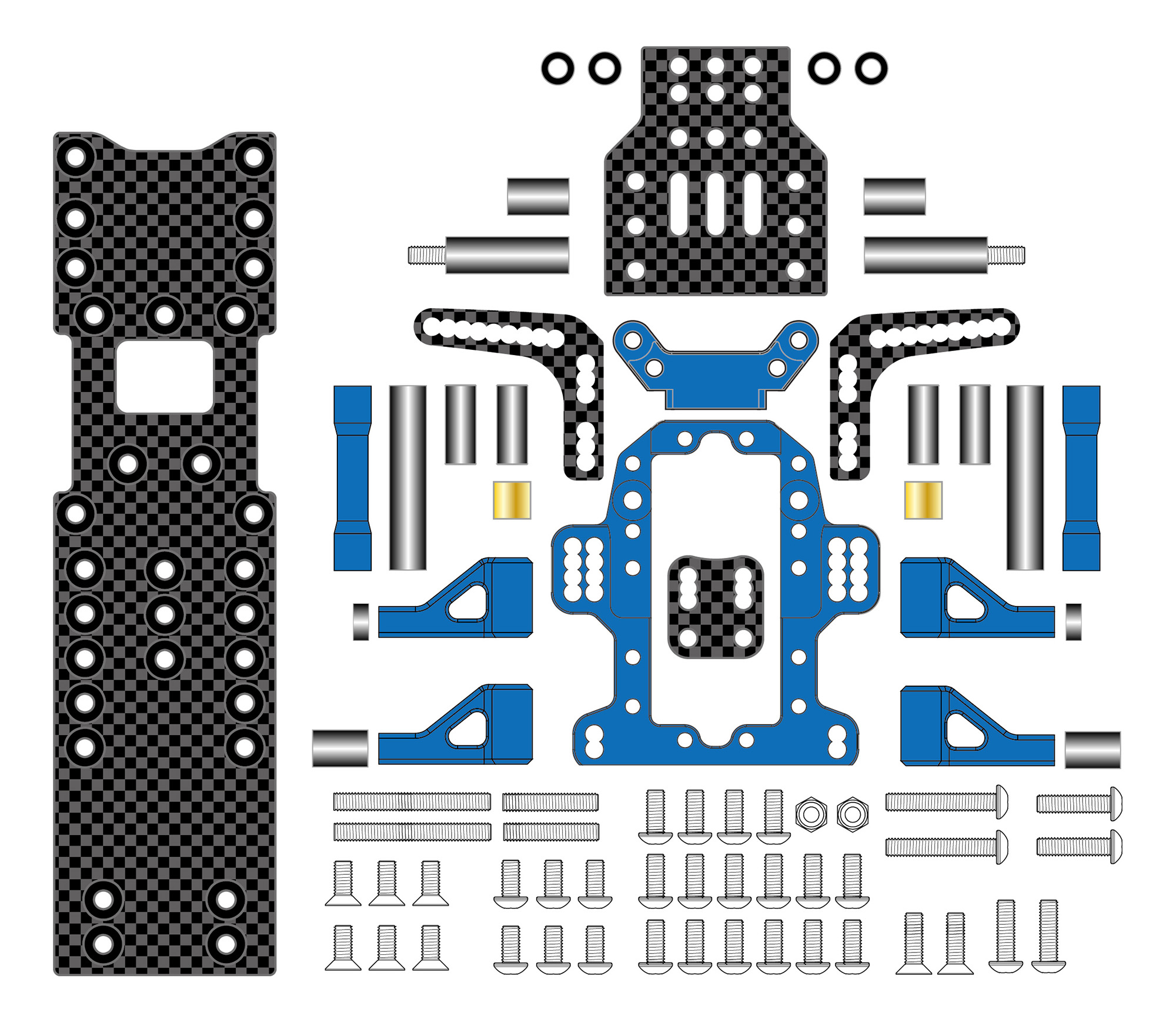 MB-01ドリフトコンバージョンキット（ブルーエディション）