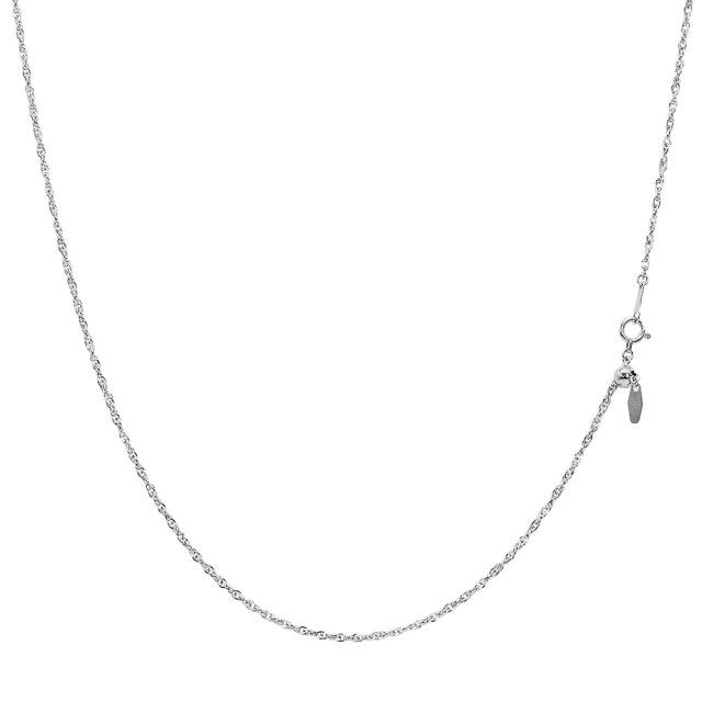 プラチナ チェーン ネックレス pt850 縄角線 幅 1.4mm 約 3.6g 最長