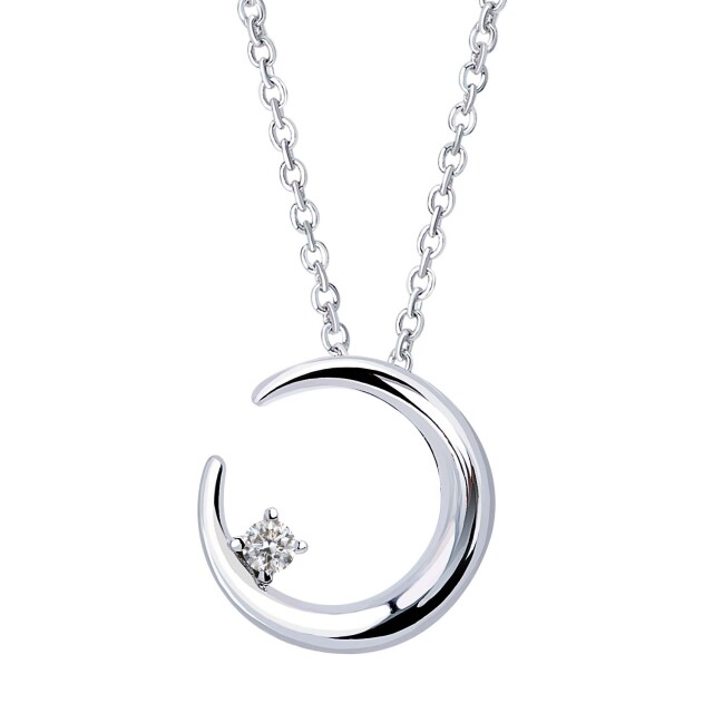 ネックレス レディース シルバー925 sv925 銀 ルナ p5802-w
