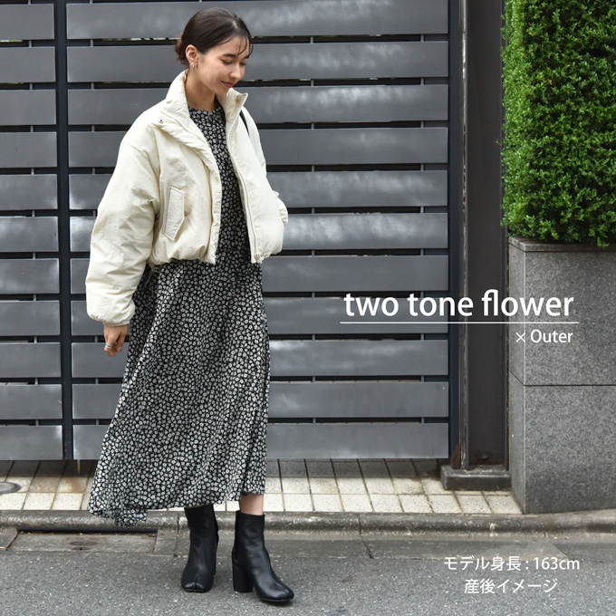 授乳服 マタニティ 花柄 ワンピース フラワープリント シャツワンピース ロング マキシ 春夏 秋 授乳口 前開き 妊婦服 産前産後 オシャレ おしゃれ 可愛い かわいい 黒 ブラック Pearls パールズ