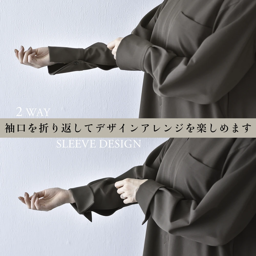 授乳服 マタニティ お宮参り ワンピース フォーマル ロング 長袖 シャツ 入学式 入園式 卒園式 結婚式 七五三 記念撮影 記念写真 授乳口付き 秋冬 春 妊婦服 産前産後 臨月 黒 グレー ブラウン おしゃれ Pearls パールズ