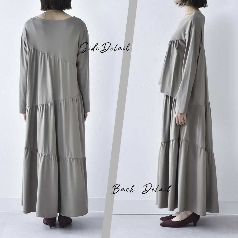 授乳服 トップス ロンＴ プリント 長袖 マタニティ オーバーサイズ ヴィンテージ加工 授乳口付き 妊婦服 授乳ケープ Pearls パールズ