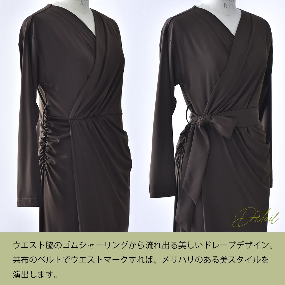 授乳服 マタニティ 春 秋 秋冬 マキシ ワンピース ドレス カシュクール シャーリング 授乳口 フォーマル 入学式 入園式 卒園式 結婚式 七五三 記念撮影 記念写真 フォト ロング丈 長袖 妊婦服 産前産後 マタニティ おしゃれ 可愛い かっこいい パールズ Pearls