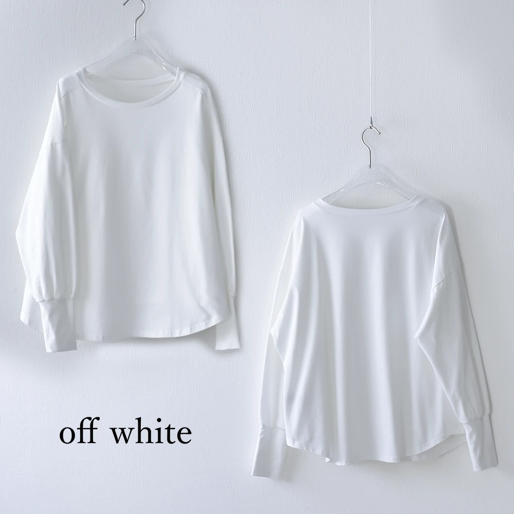 授乳服 マタニティ トップス 長袖 ロンT 天竺 コットン 授乳口付き 春 秋 冬 おしゃれ 可愛い ママ 妊婦 妊婦服 ワイドシルエット 産前産後 授乳トップス 授乳ケープ 授乳ケープ一体型 Pearls パールズ