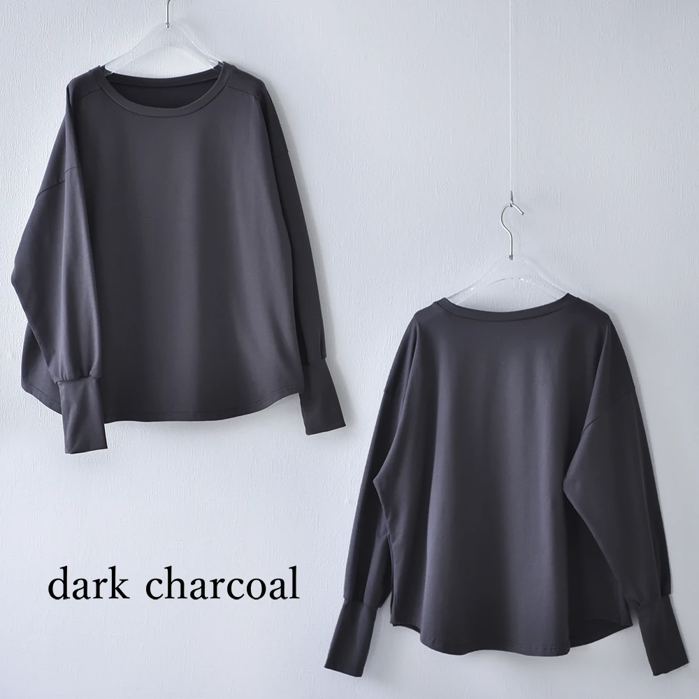 授乳服 マタニティ トップス 長袖 ロンT 天竺 コットン 授乳口付き 春 秋 冬 おしゃれ 可愛い ママ 妊婦 妊婦服 ワイドシルエット 産前産後 授乳トップス 授乳ケープ 授乳ケープ一体型 Pearls パールズ