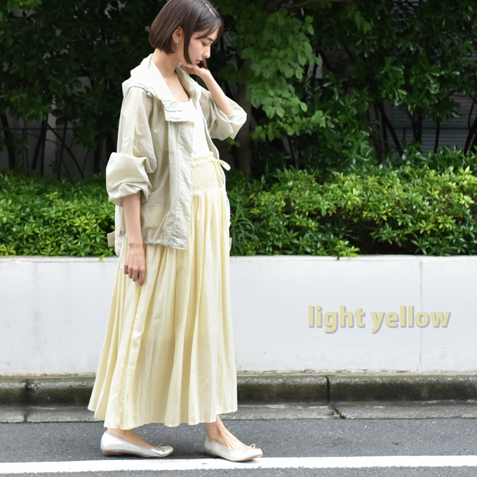 マタニティ スカート ロング プリーツ マキシ 産後兼用 春夏 ボトム ボトムス ウエスト調節 ゴム シャーリング 接触冷感 黒 白 ブラック ホワイト イエロー 産前 産後 臨月 オシャレ 可愛い Pearls パールズ