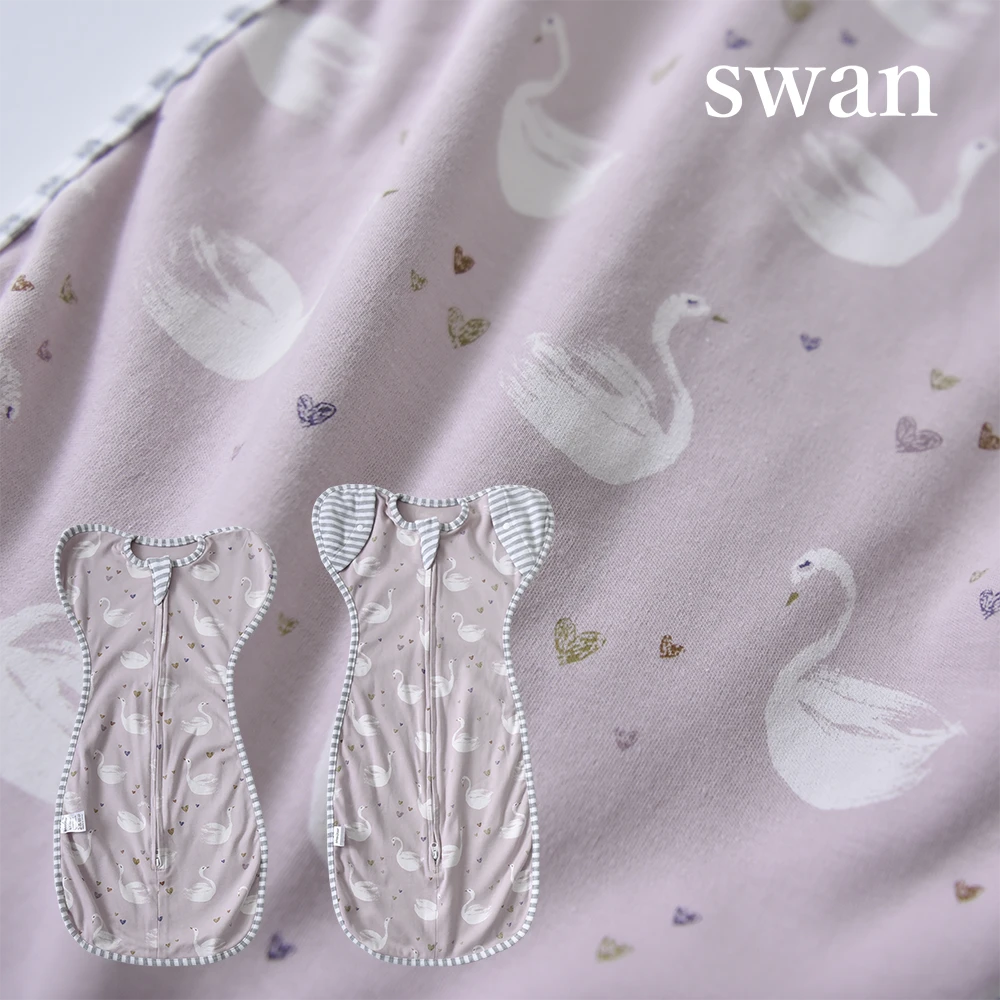 ベビー おくるみ コットン スワドル 赤ちゃん スリーパー 安眠 黄昏泣き 寝ぐずり 対策 棉100% 通気性 柔らかく バス 抱っこ 布団 夜泣き対策 新生児 出産祝い Pearls パールズ