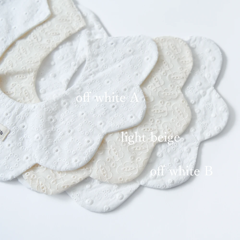 マタニティ通販パールズ コットンレースのベビースタイ