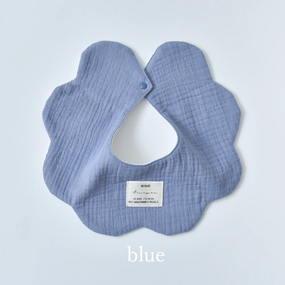 送料無料 ベビースタイ スタイ 防水 360 ガーゼ 4層ガーゼ 女の子 男の子 赤ちゃん 子供 よだれかけ よだれカバー お食事スタイ ビブ かわいい コットン 綿100％ 保育園 パールズ Pearls