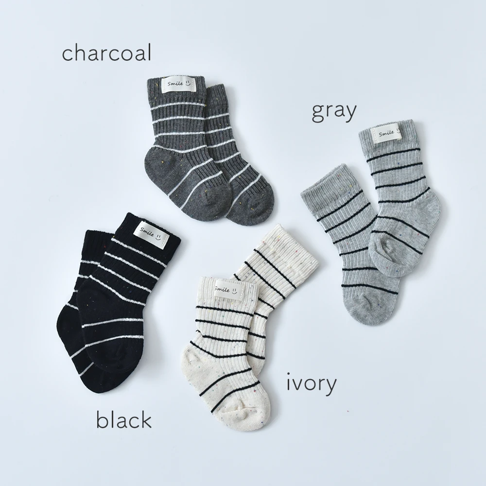 ベビー キッズ ソックス 靴下 くつ下 ミックスヤーン ボーダー リブ 女の子 男の子 赤ちゃん 子ども ベビーソックス ベビー靴下 キッズ靴下 ポップ カジュアル おしゃれ オシャレ 可愛い ギフト 出産祝い 保育園 幼稚園 0ヶ月~2歳 Pearls パールズ