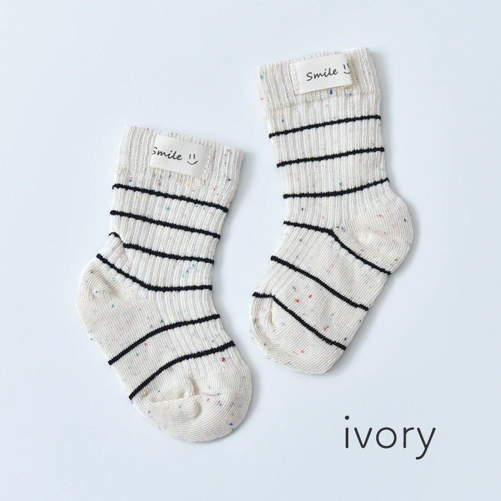 ベビー キッズ ソックス 靴下 くつ下 ミックスヤーン ボーダー リブ 女の子 男の子 赤ちゃん 子ども ベビーソックス ベビー靴下 キッズ靴下 ポップ カジュアル おしゃれ オシャレ 可愛い ギフト 出産祝い 保育園 幼稚園 0ヶ月~2歳 Pearls パールズ