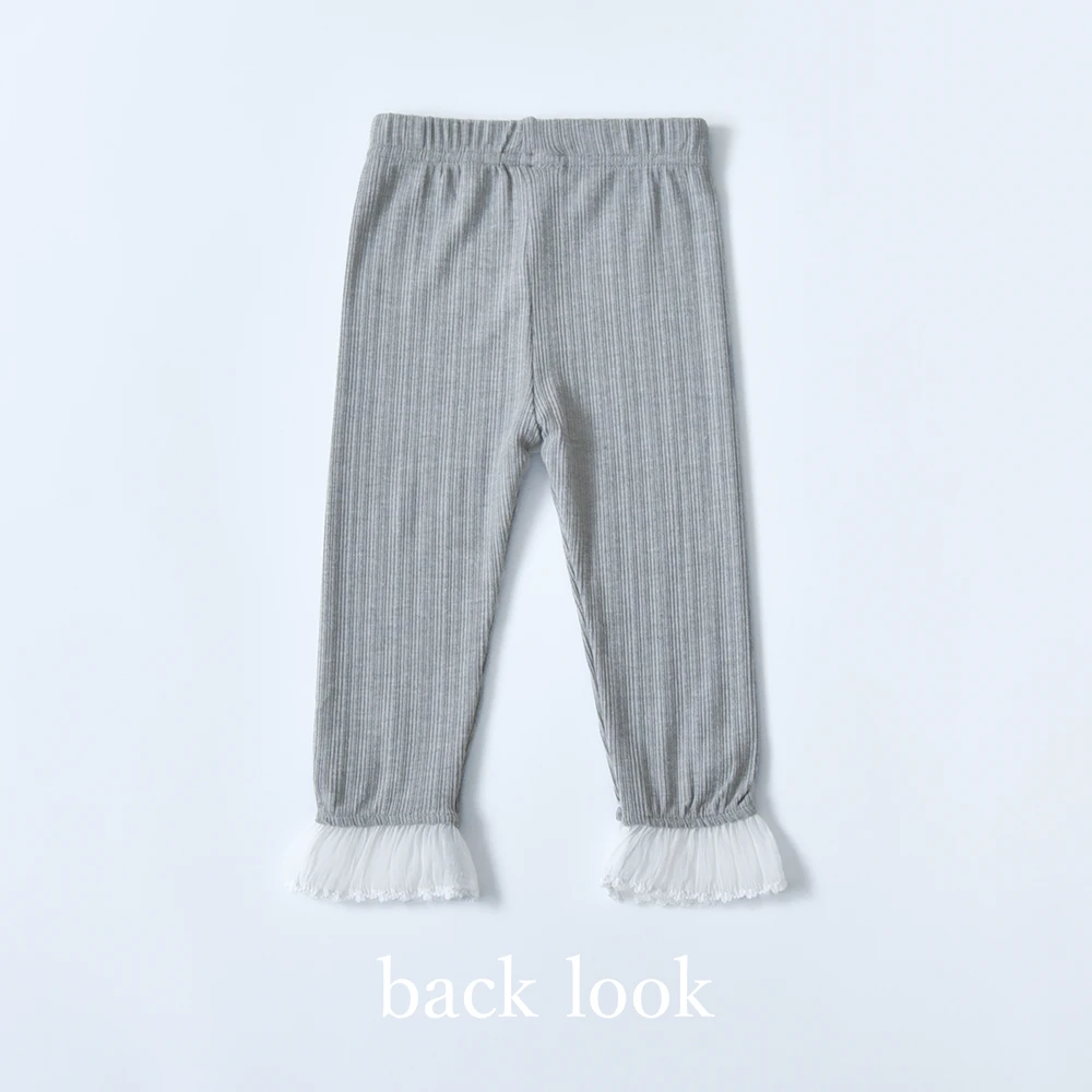 ベビー キッズ レギンス リブ ベビー服 キッズ服 子供服 女の子 赤ちゃん レース リボン ガーリー フォーマル 結婚式 誕生会 記念撮影 フォト 写真 初節句 保育園 幼稚園 春 夏 秋 冬 おしゃれ かわいい 可愛い Pearls パールズ