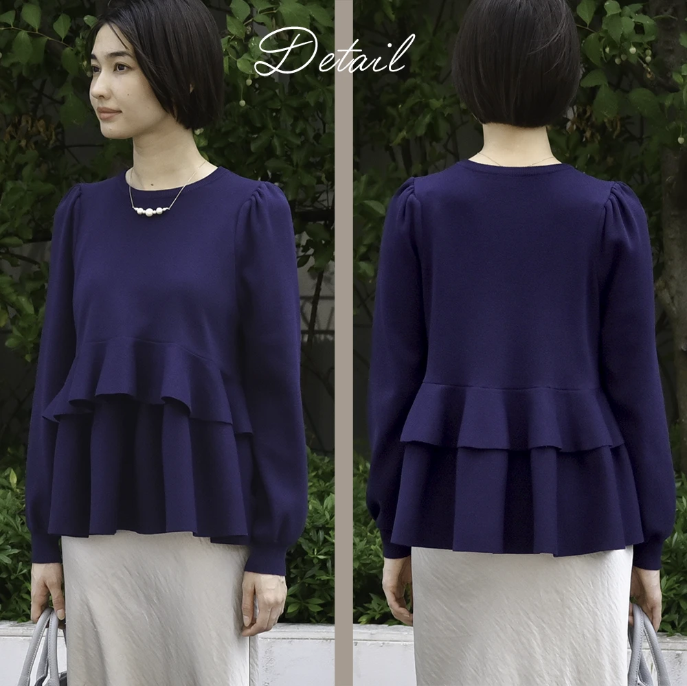 授乳ケープ一体型 授乳服 マタニティ トップス 秋 冬 ニット ペプラム 暖かい 長袖 授乳口 マタニティウェア 授乳しやすい お宮参り 入園式 卒園式 入学式 七五三 オシャレ おしゃれ 可愛い かわいい 春秋冬 妊婦服 授乳トップス パールズ Pearls