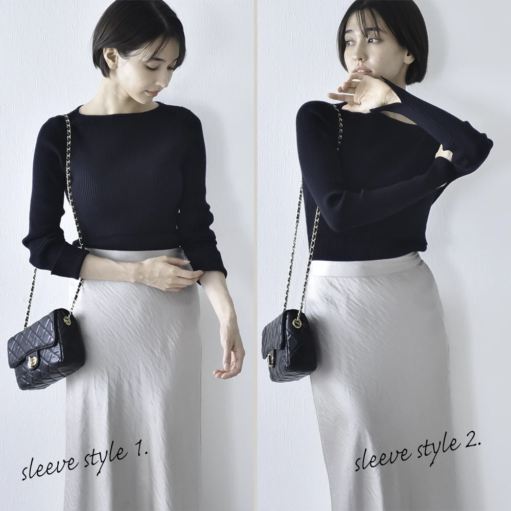 授乳服 マタニティ ボートネック トップス 冬 ニット リブ 暖かい 授乳口 マタニティウェア 授乳しやすい おしゃれ 可愛い 秋冬 妊婦服 授乳トップス ブラック ベージュ ブラウン グレー ブルー 黒 パールズ Pearls