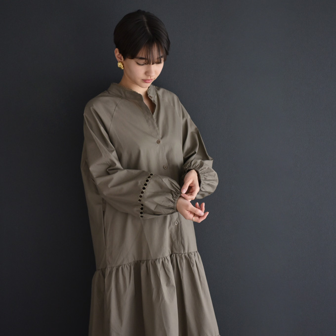 授乳服 マタニティ ティアード ワンピース シャツワンピース Pearls パールズ