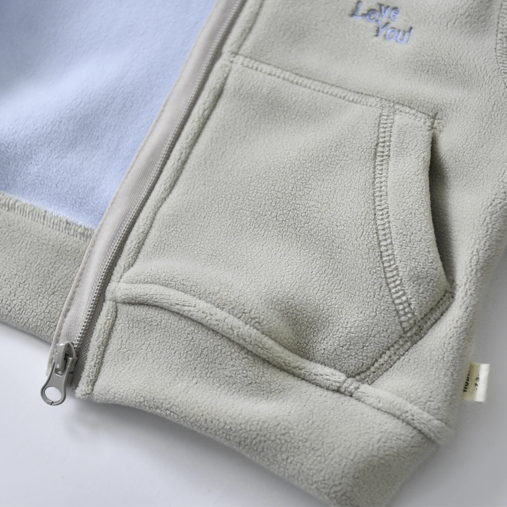 ベビー キッズ トップス ブルゾン 防寒 フリース マシュマロフリース ベビー服 キッズ服 上着 子供服 長袖 アウトウェア 秋冬 あったか 暖か ふんわり 服 赤ちゃん 秋 冬 オシャレ おしゃれ かわいい 可愛い 73 80 90 100 Pearls パールズ