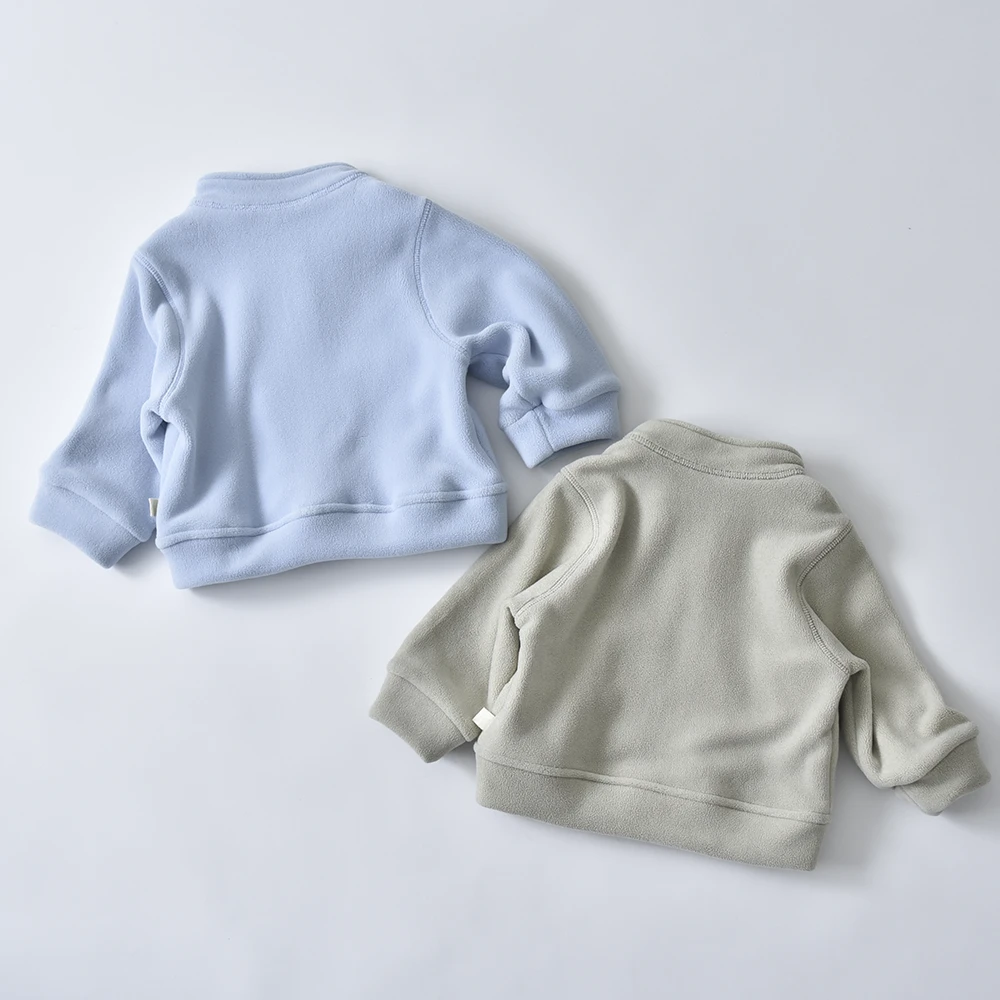 ベビー キッズ トップス ブルゾン 防寒 フリース マシュマロフリース ベビー服 キッズ服 上着 子供服 長袖 アウトウェア 秋冬 あったか 暖か ふんわり 服 赤ちゃん 秋 冬 オシャレ おしゃれ かわいい 可愛い 73 80 90 100 Pearls パールズ