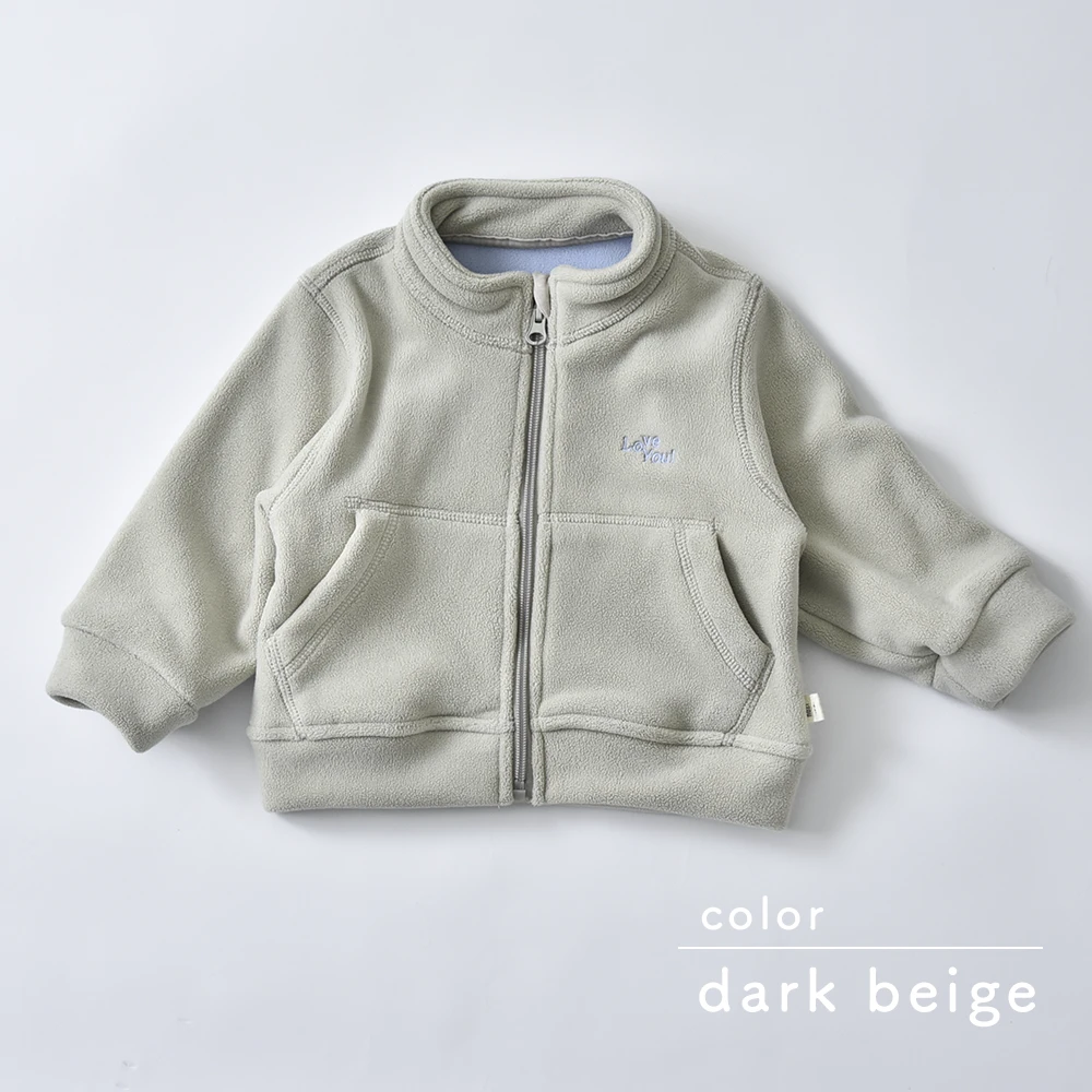ベビー キッズ トップス ブルゾン 防寒 フリース マシュマロフリース ベビー服 キッズ服 上着 子供服 長袖 アウトウェア 秋冬 あったか 暖か ふんわり 服 赤ちゃん 秋 冬 オシャレ おしゃれ かわいい 可愛い 73 80 90 100 Pearls パールズ