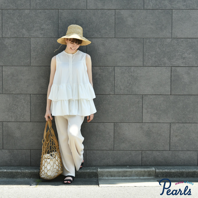 Pearls パールズ マタニティ ボトムス パンツ ワイド