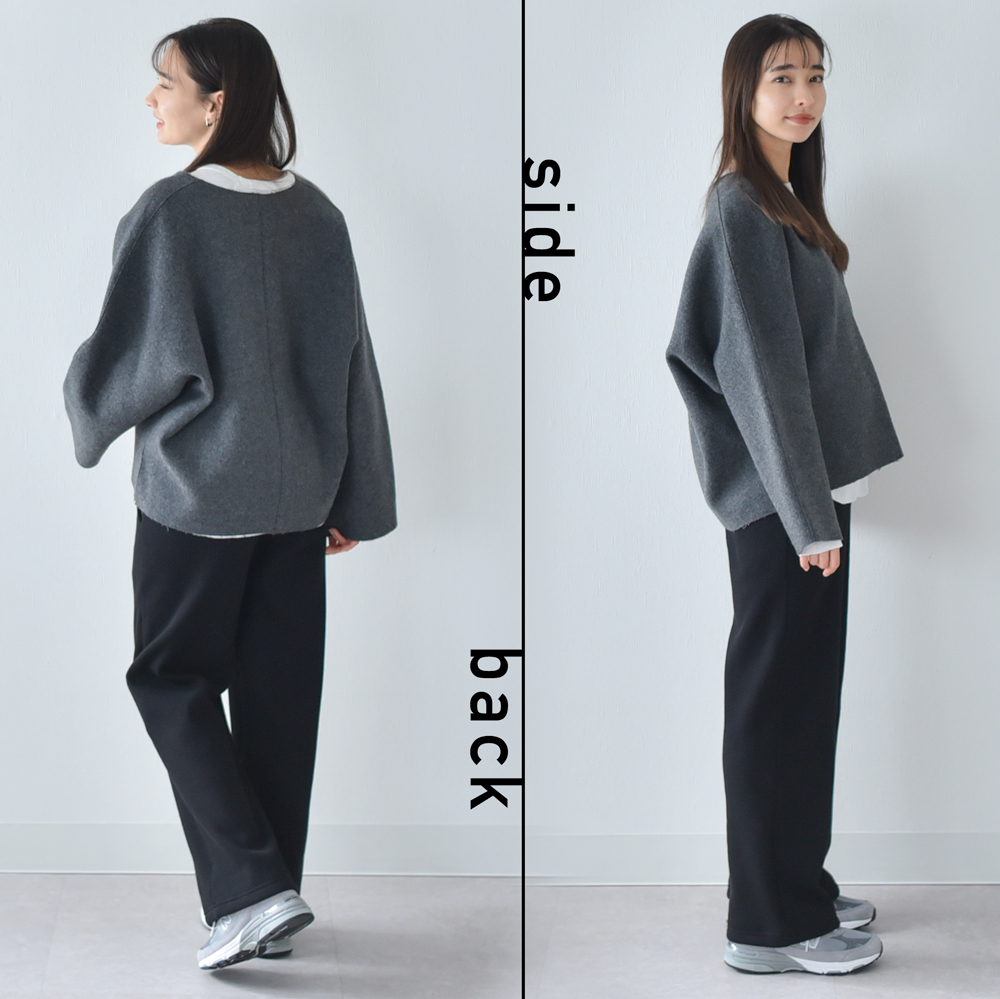 マタニティ リブパンツ 冬 裏ボア 裏毛布 あったか 暖か 防寒 リブ ワイド ストレート ストレッチ ボトム ズボン ボトムス 美脚 伸びる 冷え性対策 妊娠初期 妊娠後期 臨月 妊婦服 妊婦 ウエストゴム アジャスター ブラック 白 おしゃれ オシャレ パールズ Pearls