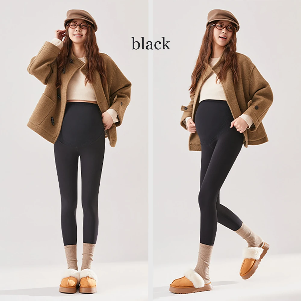 マタニティ パンツ レギンス 裏起毛 ボア 暖かい あったか ヒート イージー らくちん ストレッチ ヨガ 冷え性対策 妊婦 妊婦服 臨月 ママ 春 秋 冬 おしゃれ かわいい 可愛い Pearls パールズ