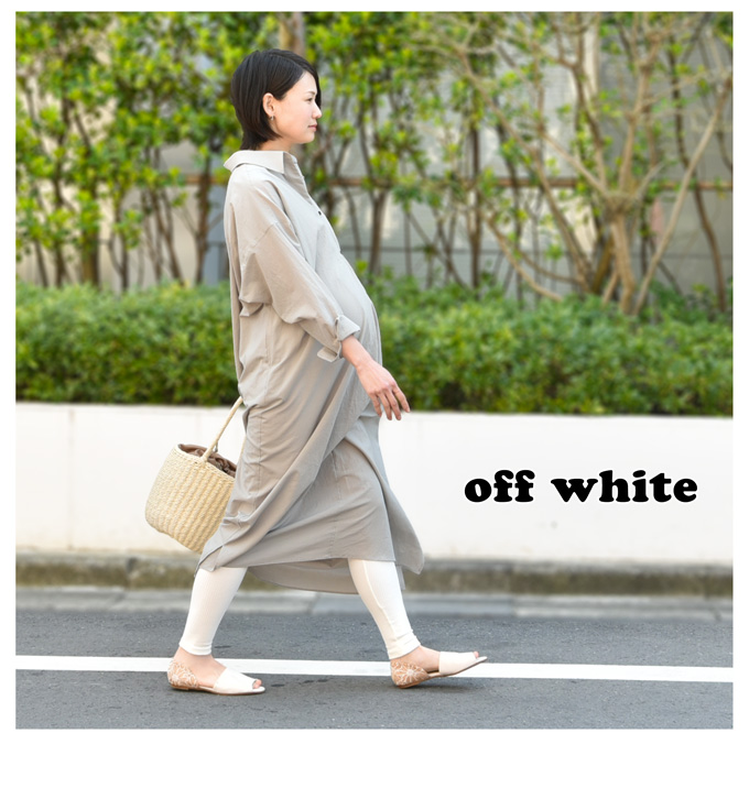 Pearls パールズ マタニティ ボトムス スパッツ リブ