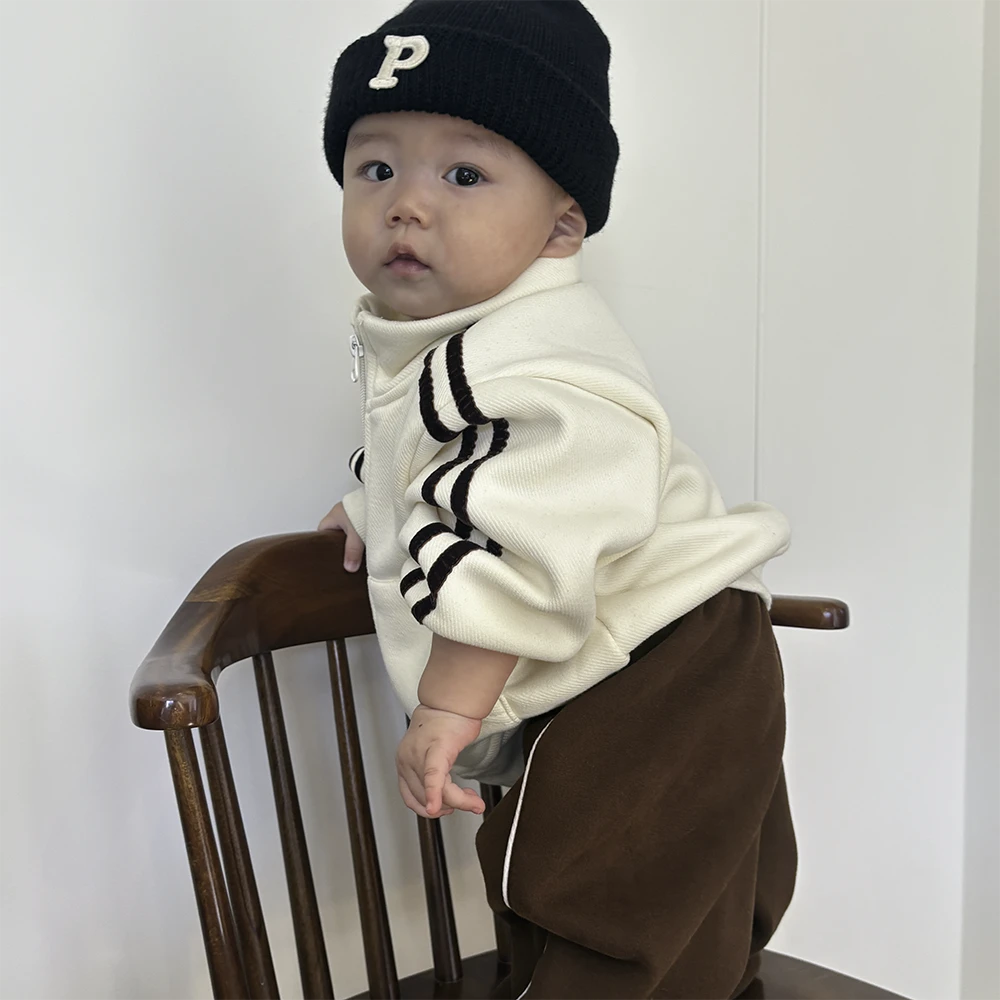 ベビー キッズ トップス ジャージ ジップアップ 防寒 フリース ベビー服 キッズ服 上着 子供服 長袖 アウトウェア 秋冬 あったか 暖か 服 赤ちゃん 秋 冬 オシャレ おしゃれ かわいい 可愛い 73 80 90 112 Pearls パールズ
