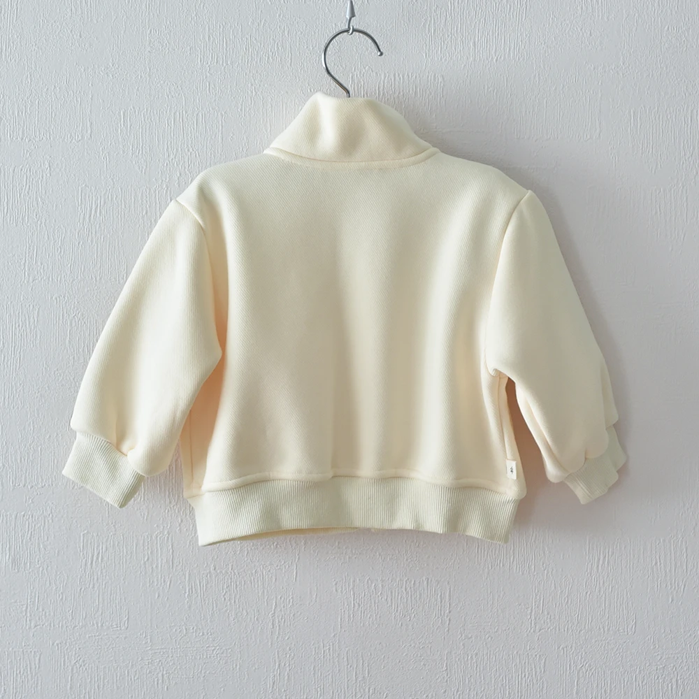 ベビー キッズ トップス ジャージ ジップアップ 防寒 フリース ベビー服 キッズ服 上着 子供服 長袖 アウトウェア 秋冬 あったか 暖か 服 赤ちゃん 秋 冬 オシャレ おしゃれ かわいい 可愛い 73 80 90 114 Pearls パールズ