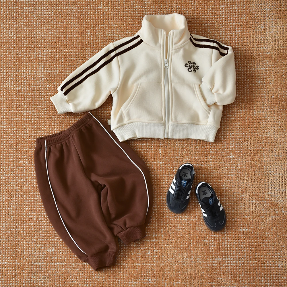 ベビー キッズ トップス ジャージ ジップアップ 防寒 フリース ベビー服 キッズ服 上着 子供服 長袖 アウトウェア 秋冬 あったか 暖か 服 赤ちゃん 秋 冬 オシャレ おしゃれ かわいい 可愛い 73 80 90 115 Pearls パールズ