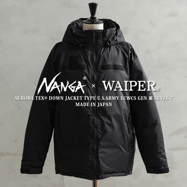 NANGA ナンガ WAIPER別注 AURORA-TEX ダウンジャケット TYPE U.S.ARMY