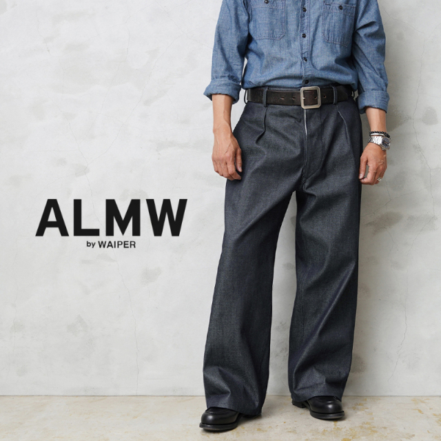 10月上旬頃入荷予定】ALMW by WAIPER WILA-M52OT M-52 Denim One Tuck