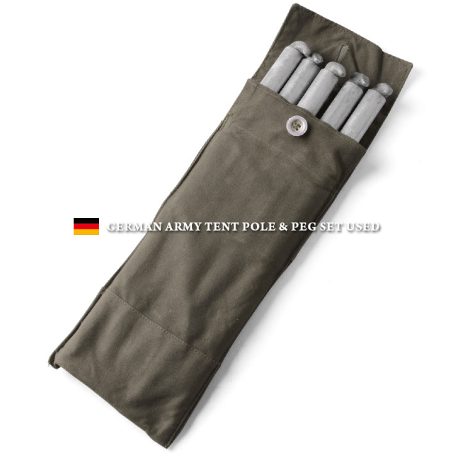 ドイツ軍 BW テントポール ペグセット ミリタリー
