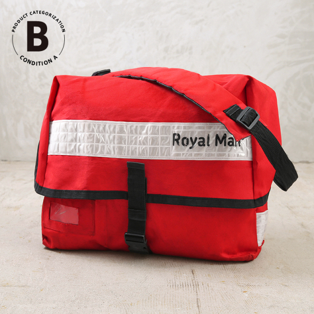 実物 USED イギリス ROYAL MAIL メッセンジャーバッグ ホワイト