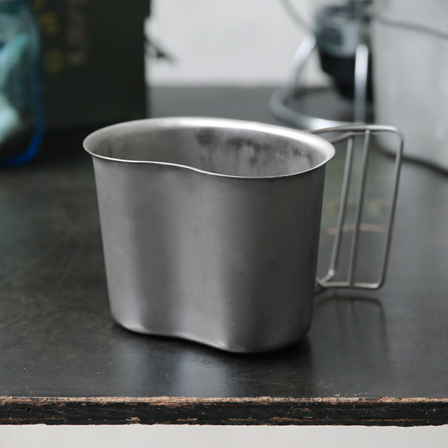 実物 USED 米軍 1QT キャンティーンカップ ミリタリー