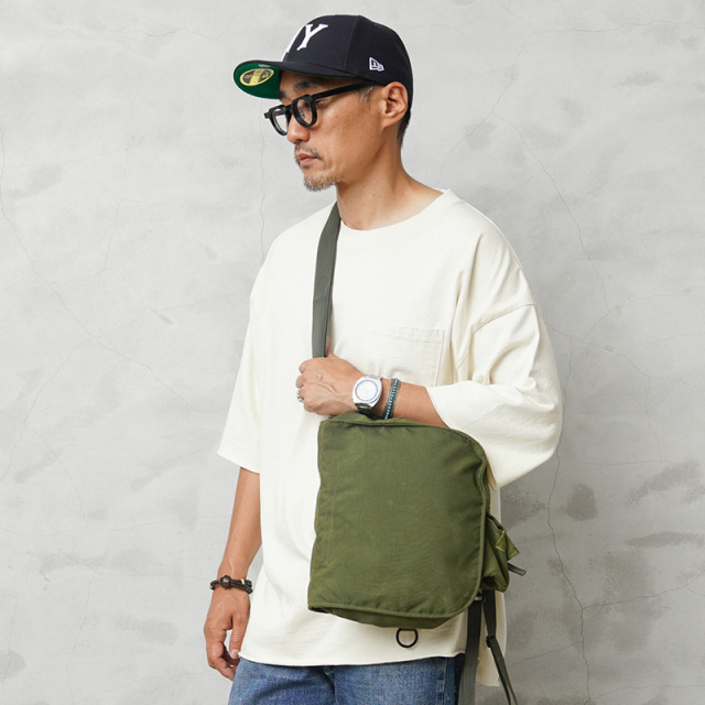 実物 USED 米軍 M40 ガスマスクバッグ TYPE A ミリタリー