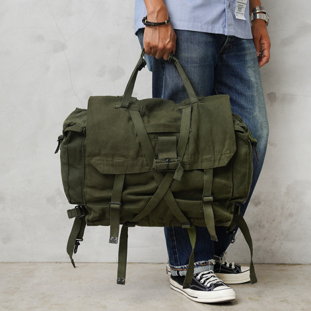 実物 USED イギリス軍 P58 キャンバス COMBAT フィールドパック ミリタリー