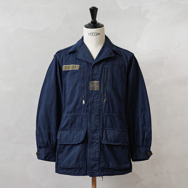 実物 USED フランス軍 M-64 ジャケット NAVY染め ミリタリーファッション