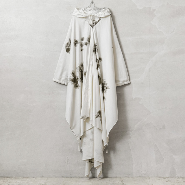 実物 USED ドイツ軍 スノーカモ ポンチョ ミリタリーファッション