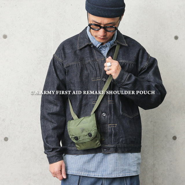 デッドストック 米軍 ファーストエイド リメイク ショルダーポーチ