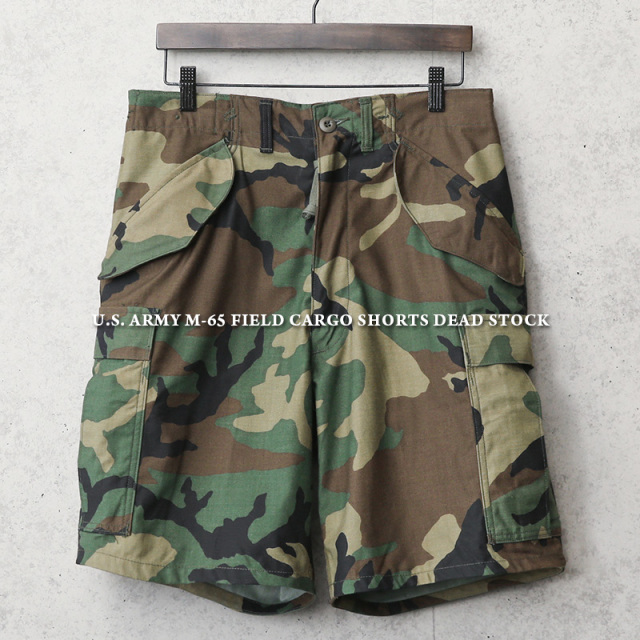 デッドストック 米軍 M-65 フィールドカーゴ ショートパンツ ウッド