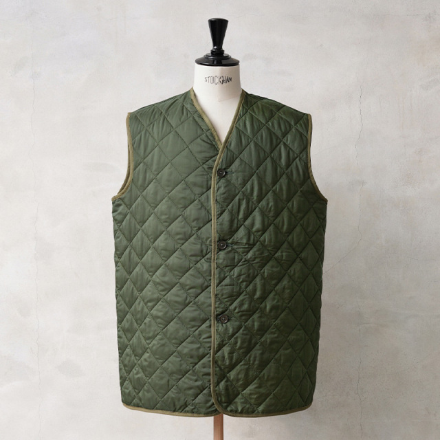 実物 新品 デッドストック イギリス軍 キルティング ベスト ミリタリー