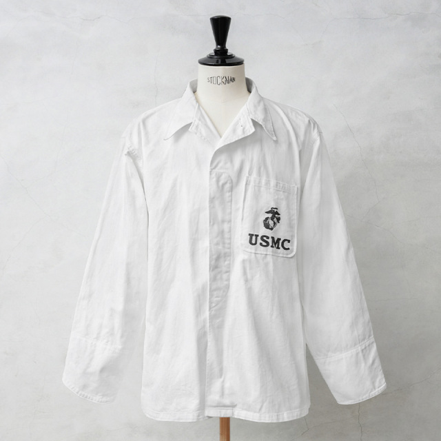 米軍 USMC フードハンドラージャケット FOOD HANDLER 後染め 実物 新品 デッドストック 米軍 U.S.M.C. FOOD HANDLER（フード