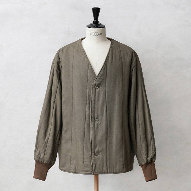 実物 USED チェコ軍 M-60 Vネック ライナージャケット ミリタリー
