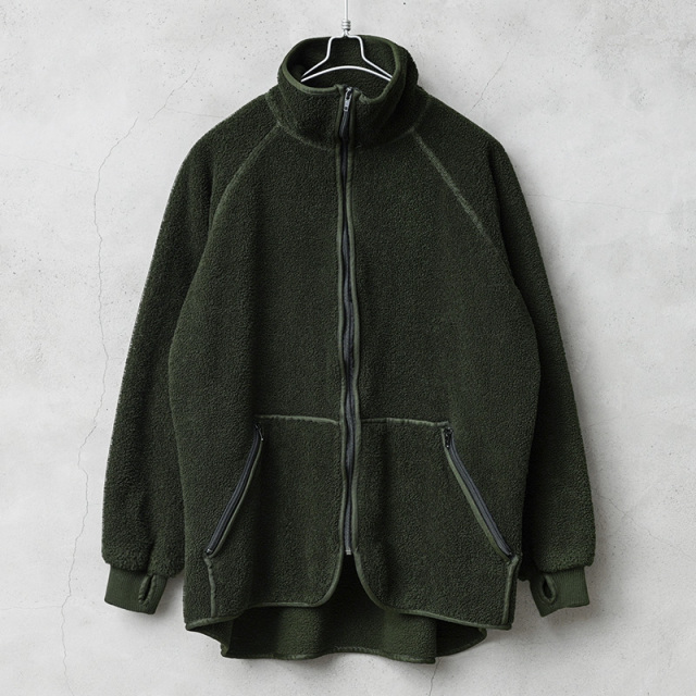 実物 USED オランダ軍 FIRE RESISTANT フリース ライナージャケット