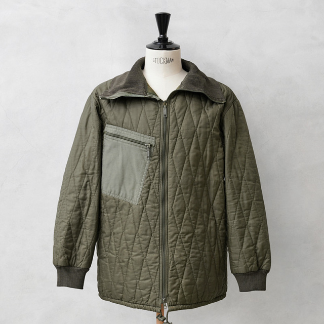 実物 USED ドイツ軍 ダイヤキルト キルティングライナー ジャケット
