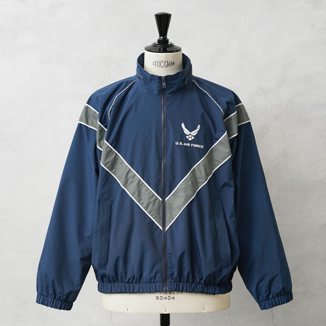 実物 新品 デッドストック 米軍 U.S.AIR FORCE PTU ジャケット NAVY