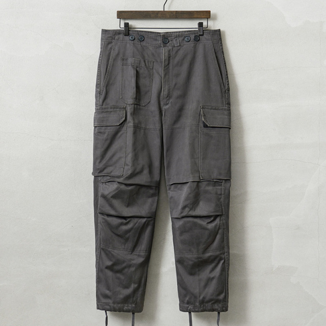実物 USED デンマーク軍 M-71 ダブルニー コンバット カーゴパンツ