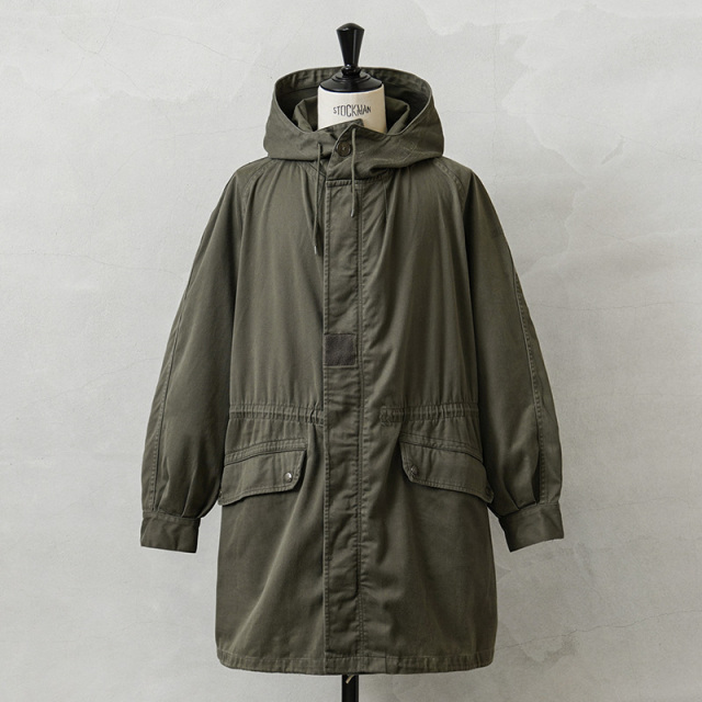 実物 USED フランス軍 M-64パーカーコート ライナー無し ミリタリー