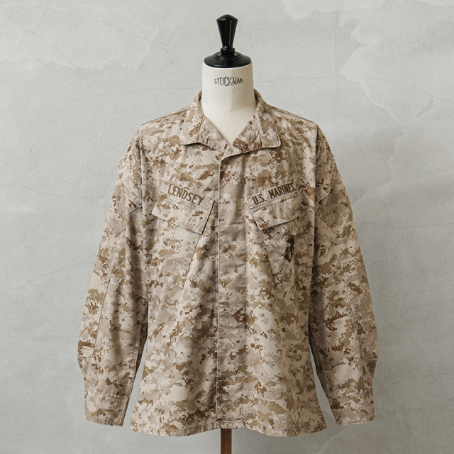 実物 USED 米軍 USMC MCCUU コンバットジャケット DESERT MARPAT 米海
